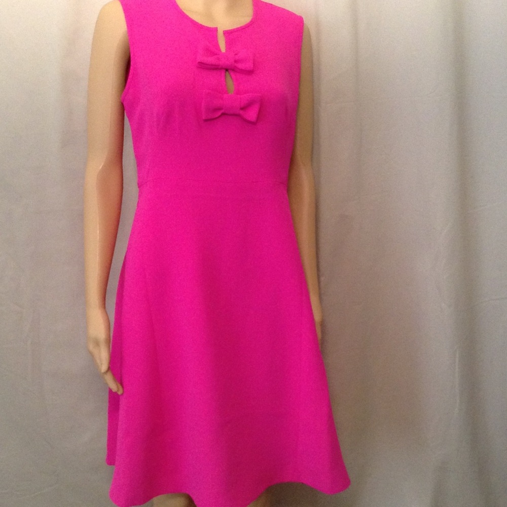 Kate Spade Pink Dress with Bows NWT